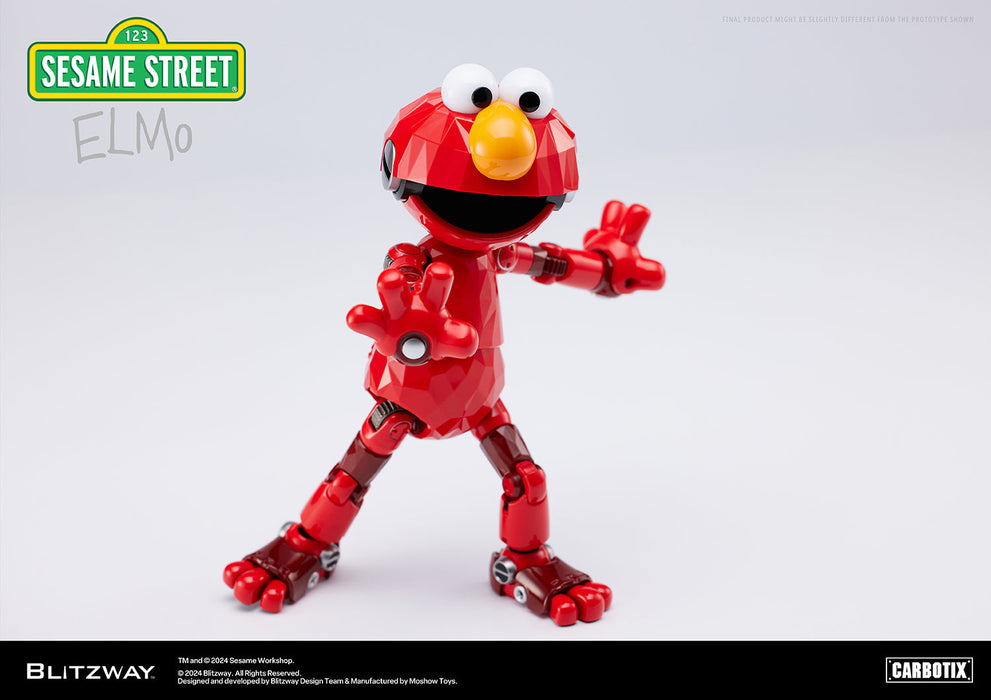 BLITZWAY JAPAN CARBOTIX Elmo Action Figure JAPAN OFFICIAL