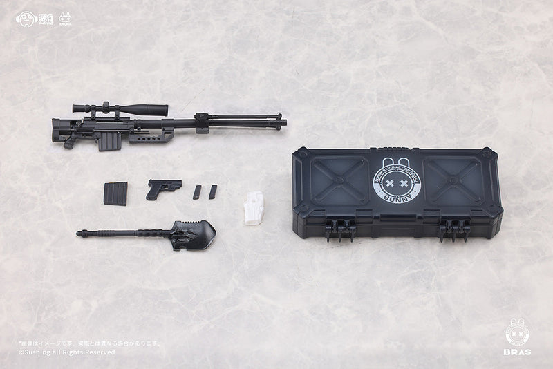 Sushing BUNNY RAPID ACTION SQUAD Sniper Leoni 1/12 Action Figure JAPAN OFFICIAL