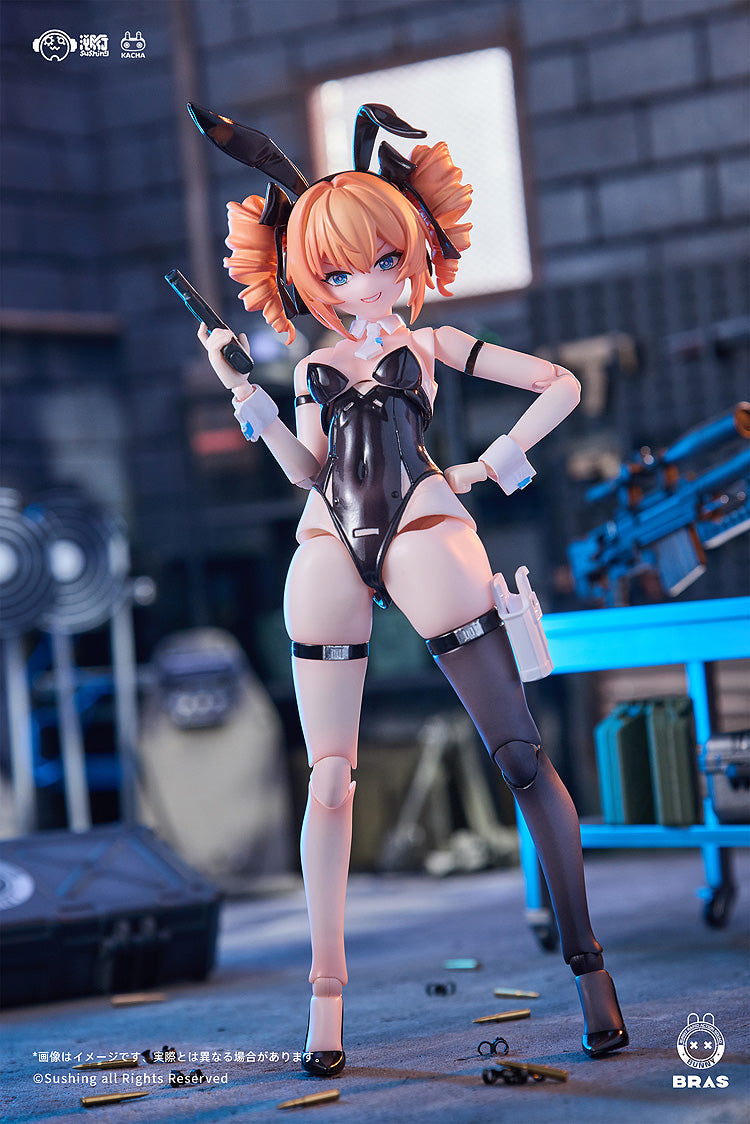 Sushing BUNNY RAPID ACTION SQUAD レオーニ Sushing BUNNY RAPID ACTION SQUAD Sniper Leoni 1/12 Action Figure
