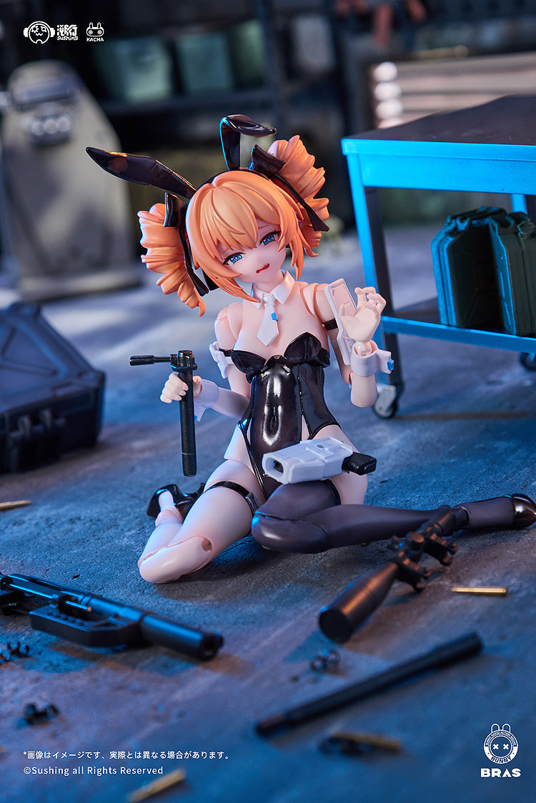 Sushing BUNNY RAPID ACTION SQUAD Sniper Leoni 1/12 Action Figure