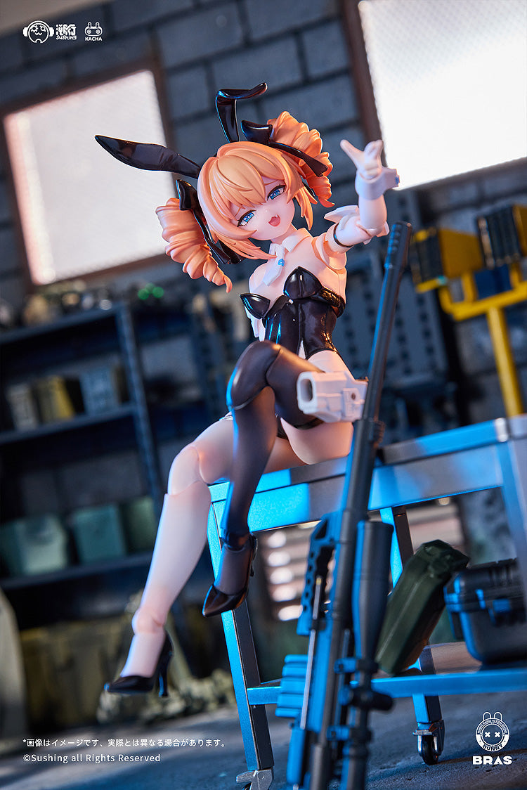 Sushing BUNNY RAPID ACTION SQUAD Sniper Leoni 1/12 Action Figure