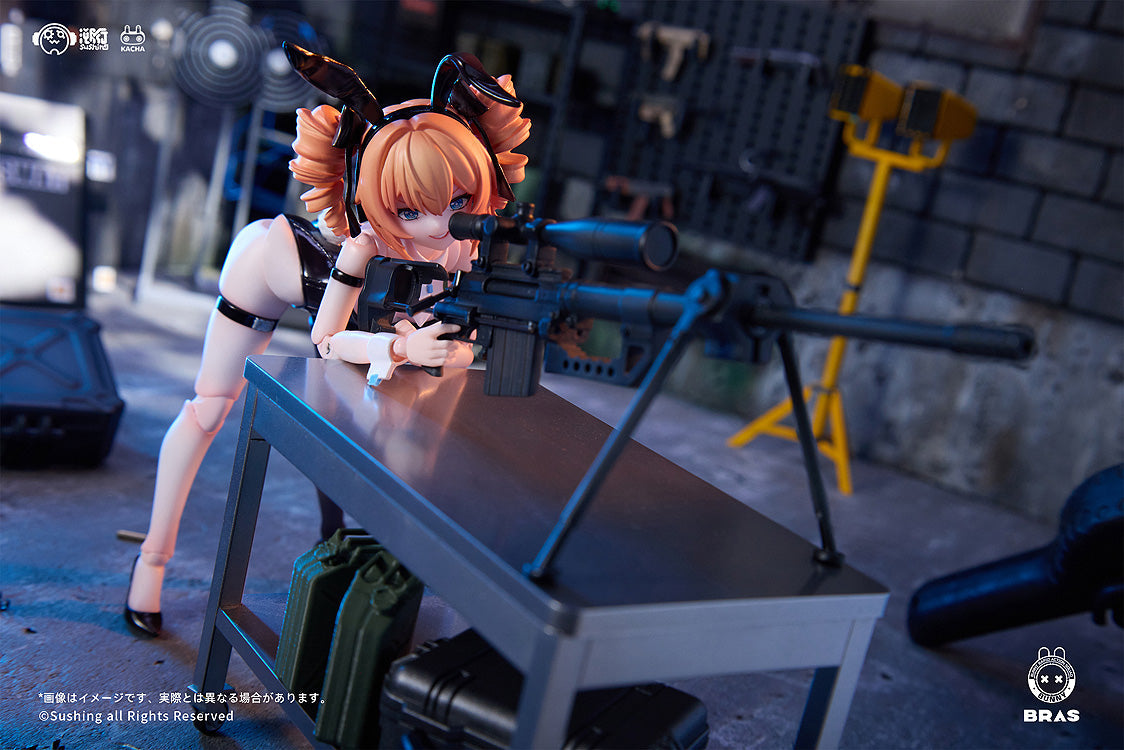 Sushing BUNNY RAPID ACTION SQUAD Sniper Leoni 1/12 Action Figure