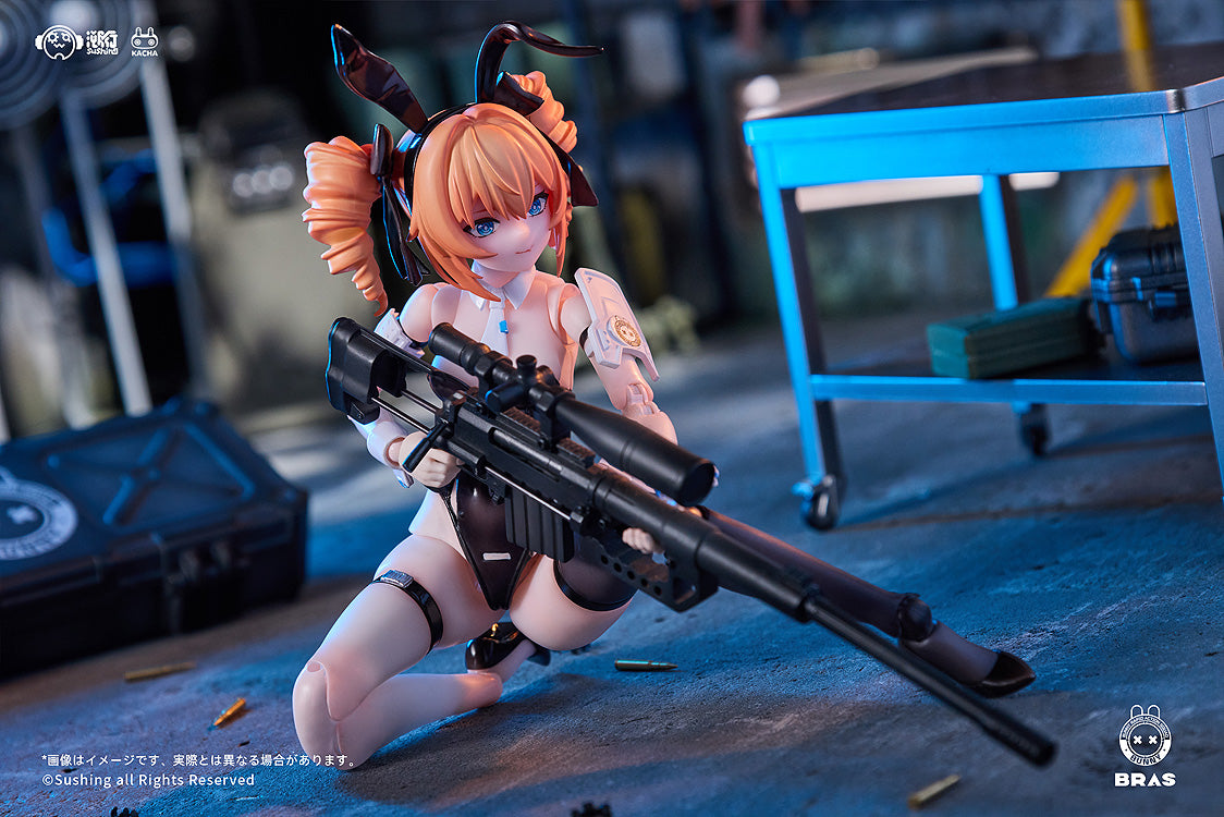 Sushing BUNNY RAPID ACTION SQUAD Sniper Leoni 1/12 Action Figure