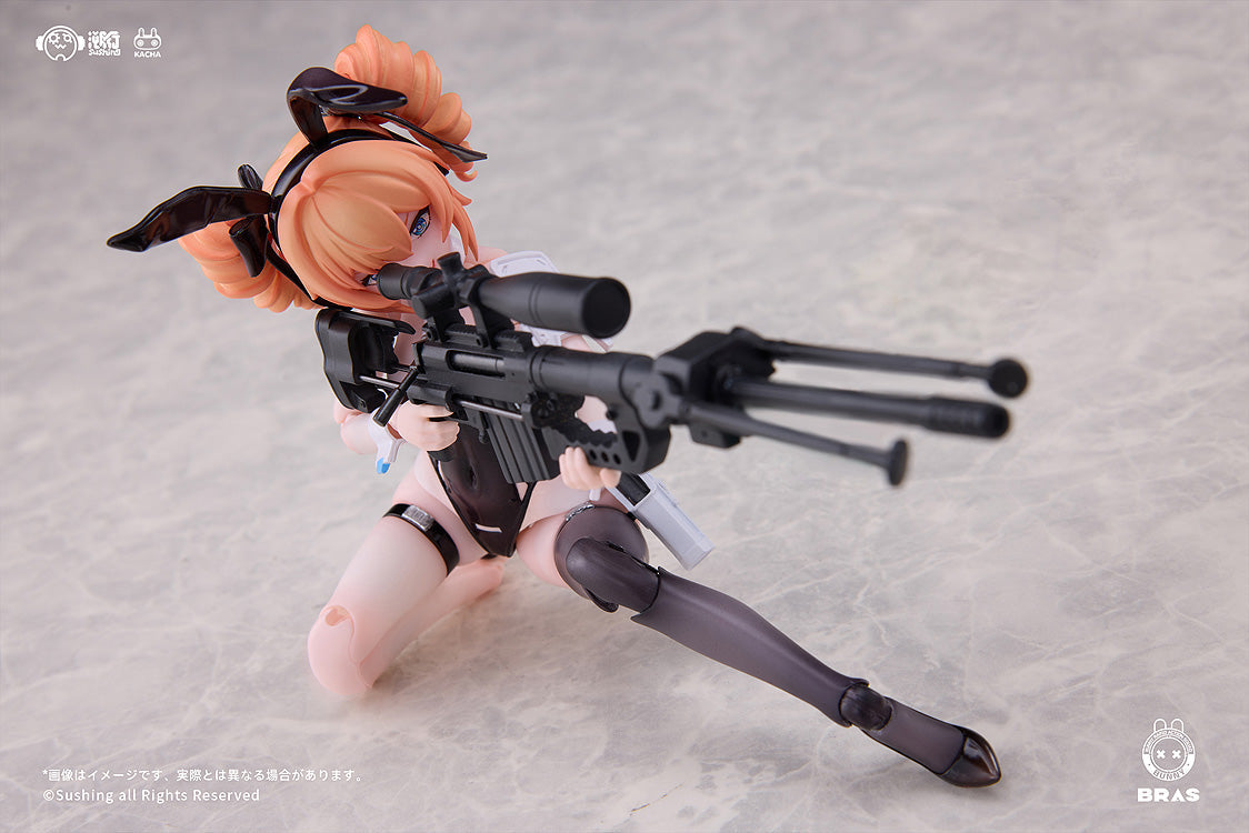 Sushing BUNNY RAPID ACTION SQUAD Sniper Leoni 1/12 Action Figure