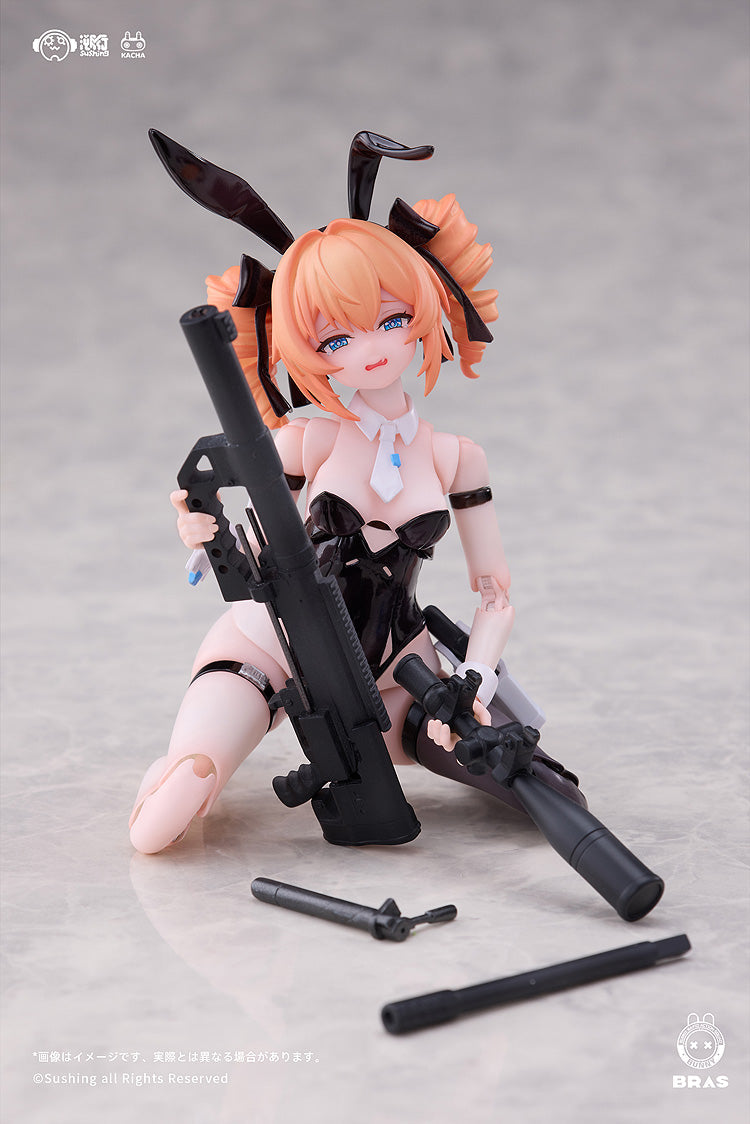Sushing BUNNY RAPID ACTION SQUAD Sniper Leoni 1/12 Action Figure