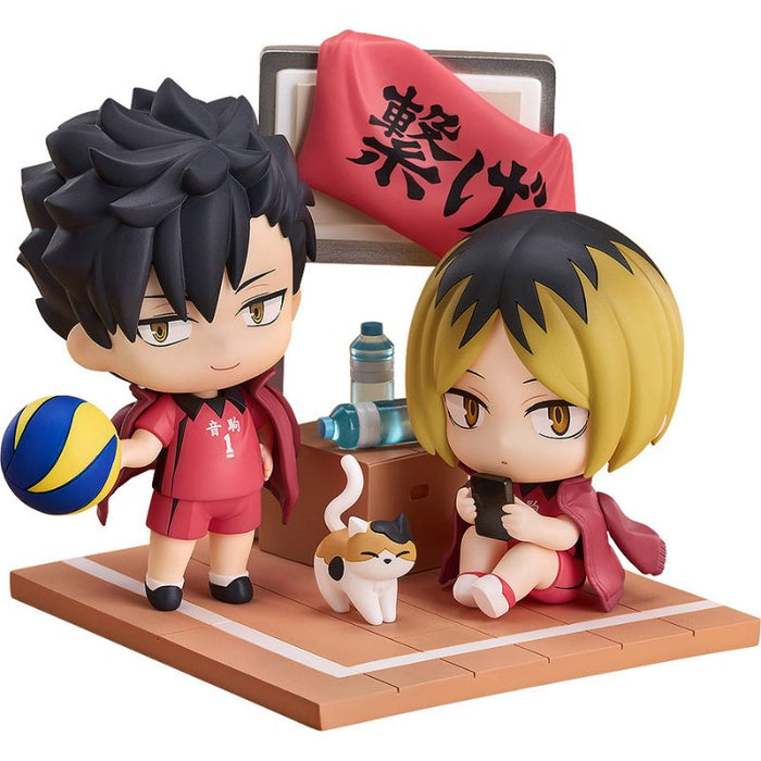 Qset+ Haikyuu!! Tetsuro Kuroo & Kenma Kozume Figure JAPAN OFFICIAL