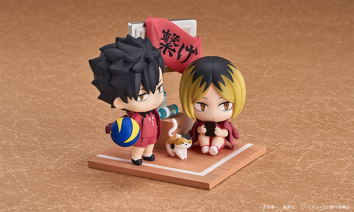 Qset+ Haikyuu!! Tetsuro Kuroo & Kenma Kozume Figure JAPAN OFFICIAL