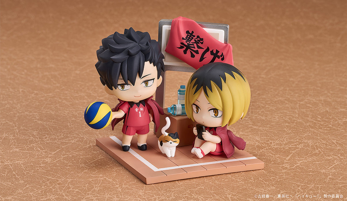 Qset+ Haikyuu!! Tetsuro Kuroo & Kenma Kozume Figure JAPAN OFFICIAL