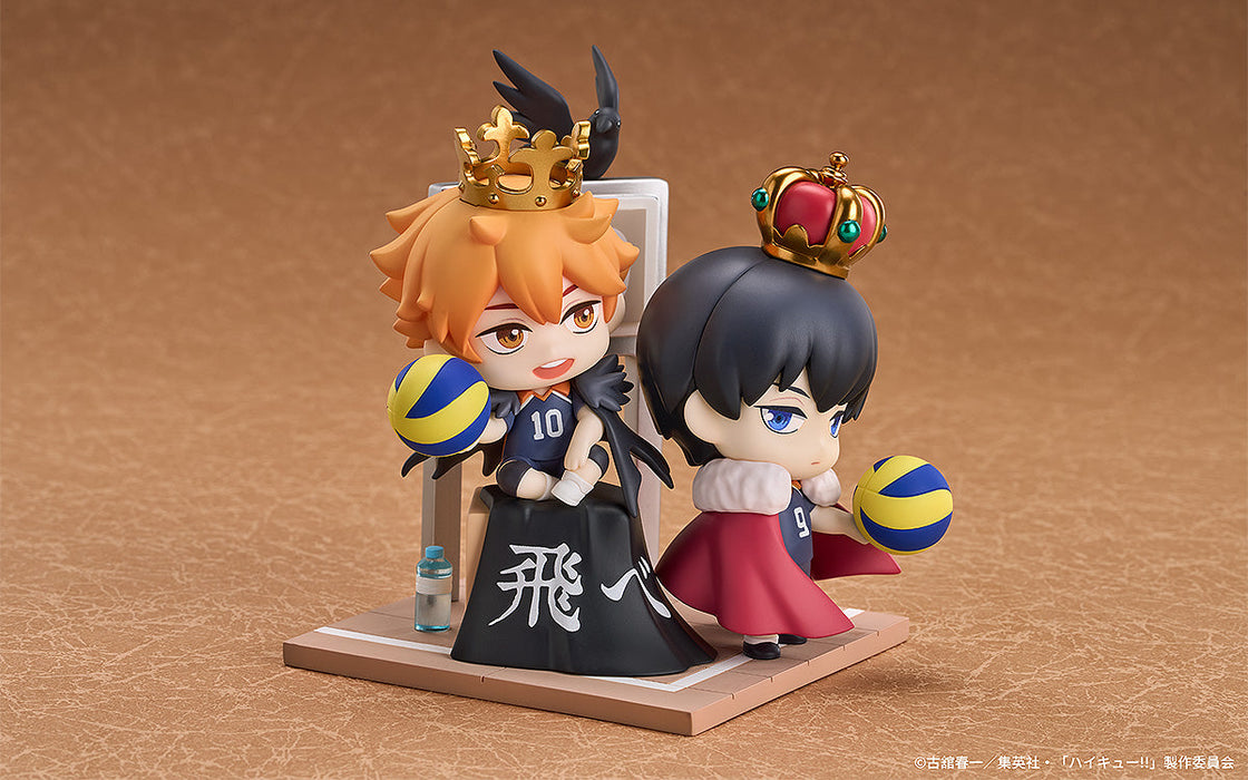 Qset+ Haikyuu!! Shoyo Hinata & Tobio Kageyama Figure JAPAN OFFICIAL