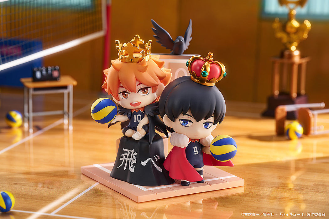 Qset+ Haikyuu!! Shoyo Hinata & Tobio Kageyama Figure JAPAN OFFICIAL