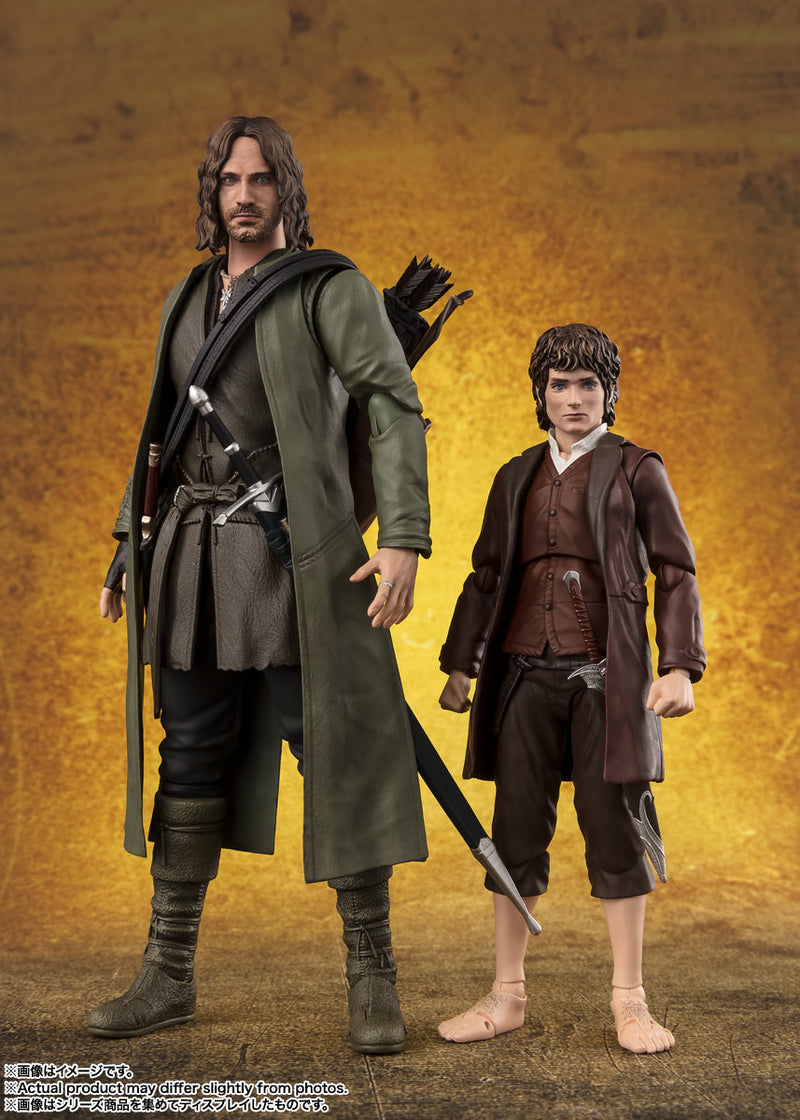 BANDAI S.H.Figuarts Der Herr der Ringe Frodo Beutlin und Gollum Actionfigur