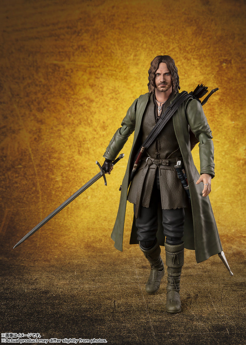 BANDAI S.H.Figuarts Der Herr der Ringe Aragorn Actionfigur JAPAN OFFIZIELL