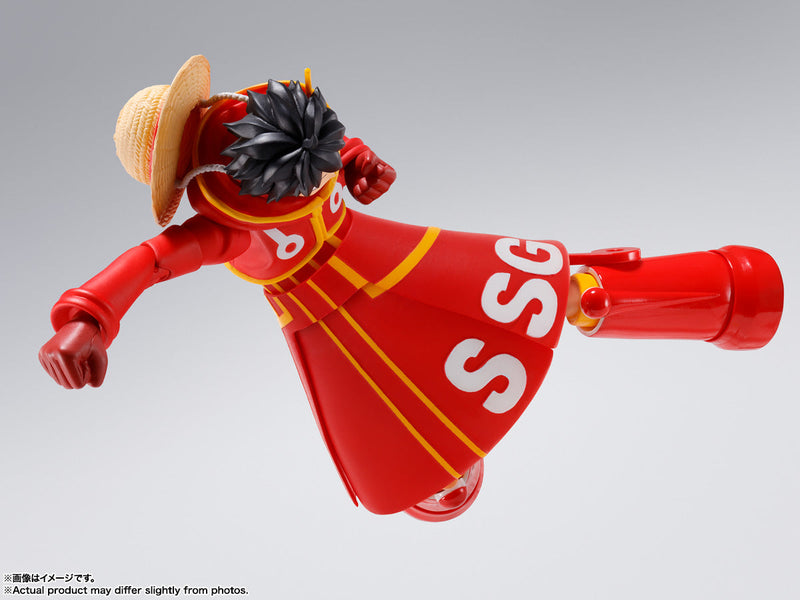 BANDAI S.H.Figuarts ONE PIECE Monkey D Luffy Future Island Figura de acción Egghead