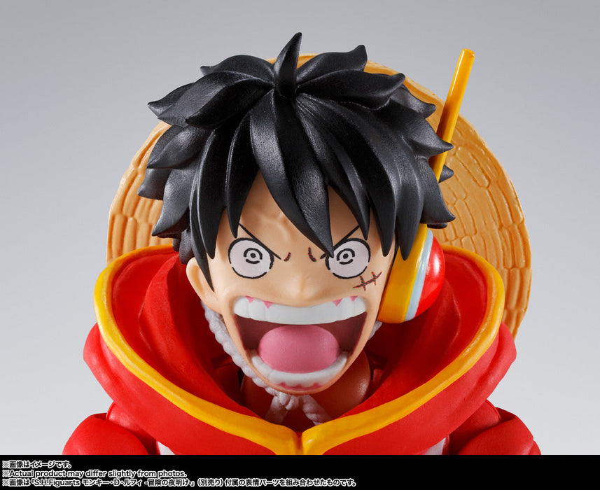 BANDAI S.H.Figuarts ONE PIECE Monkey D Luffy Future Island Egghead Action Figure