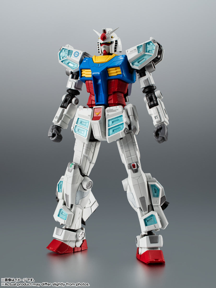 ロボット BANDAI RX-78F00/E GUNDAM BANDAI Robot Spirits SIDE MS RX-78F00/E Gundam Action Figure JAPAN