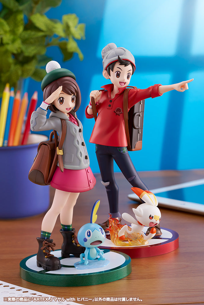 元ホッケー選手フィギュア 11体セット Kotobukiya ARTFX J Pokemon Victor with Scorbunny 1/8 Figure JAPAN