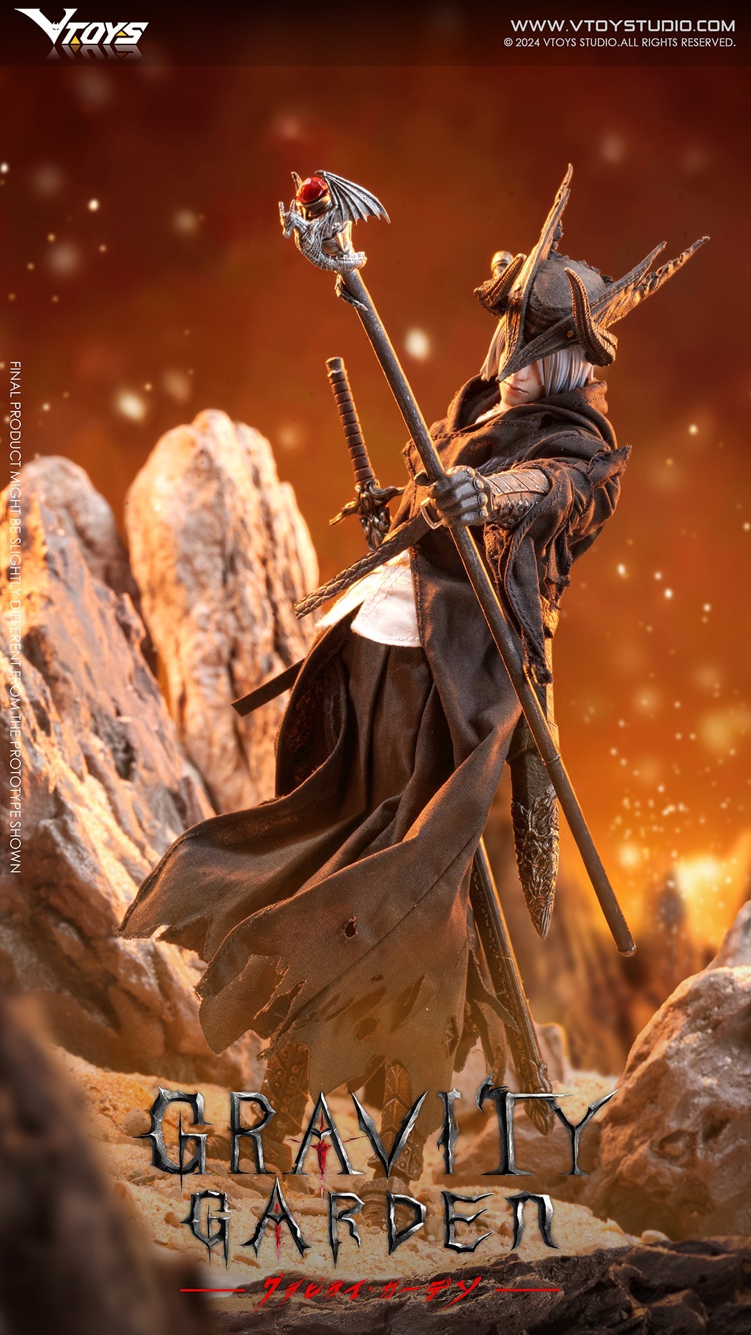 VTOYS GRAVITY GARDEN HUNTER OF DRAGONFYRE 1/12 Regular Edition