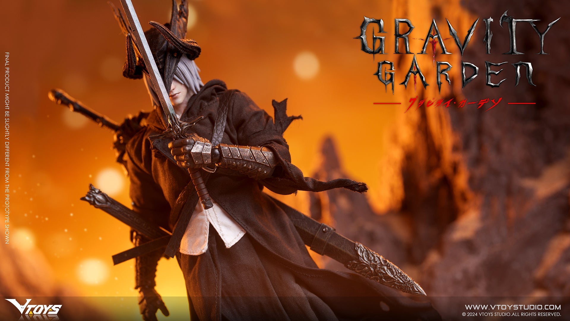 Figura de ação VTOYS GRAVITY GARDEN HUNTER OF DRAGONFYRE 1/12