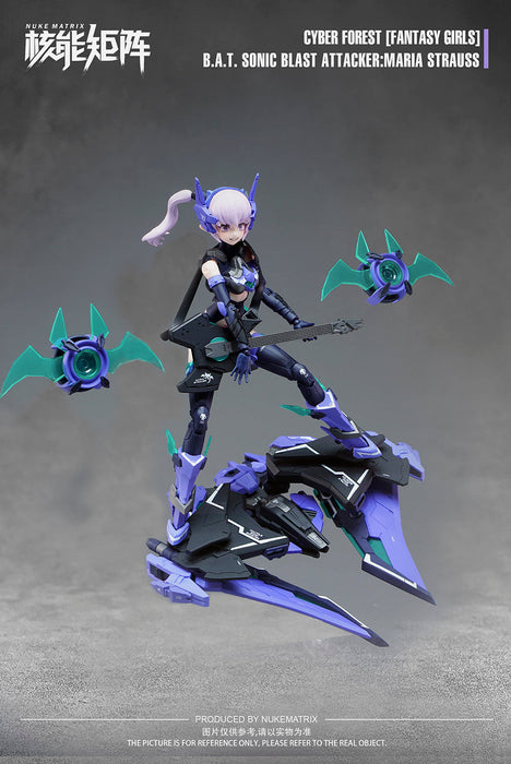 Cyber Forest B.A.T. Sonic Blast Attacker:Maria Strauss 1/12 Model Kit JAPAN