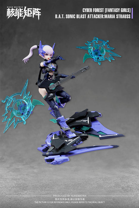 Cyber Forest B.A.T. Sonic Blast Attacker:Maria Strauss 1/12 Model Kit JAPAN