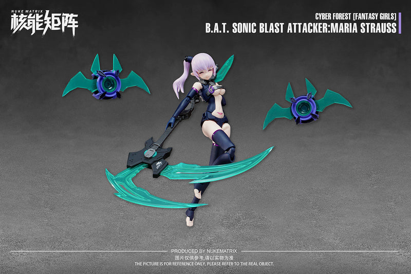 Cyber ​​Foresta B.A.T. Sonic Blast Attacker: Kit modello 1/12 di Maria Strauss GIAPPONE