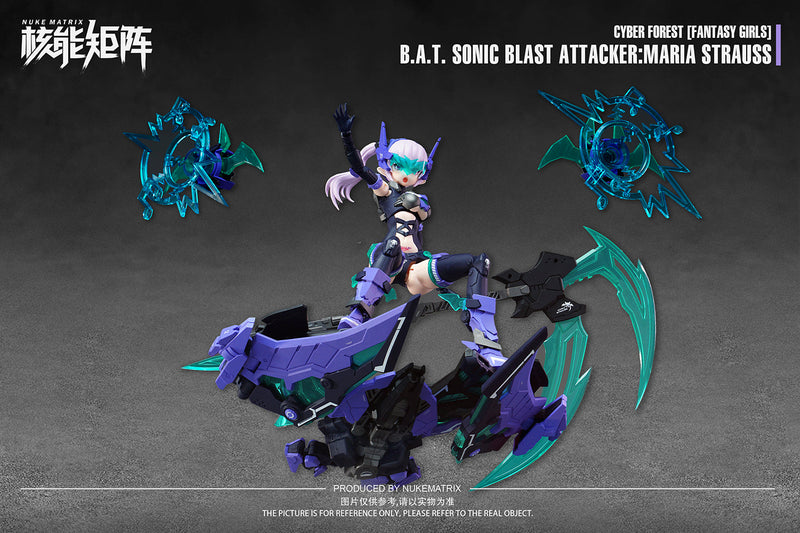 Cyber ​​Foresta B.A.T. Sonic Blast Attacker: Kit modello 1/12 di Maria Strauss GIAPPONE