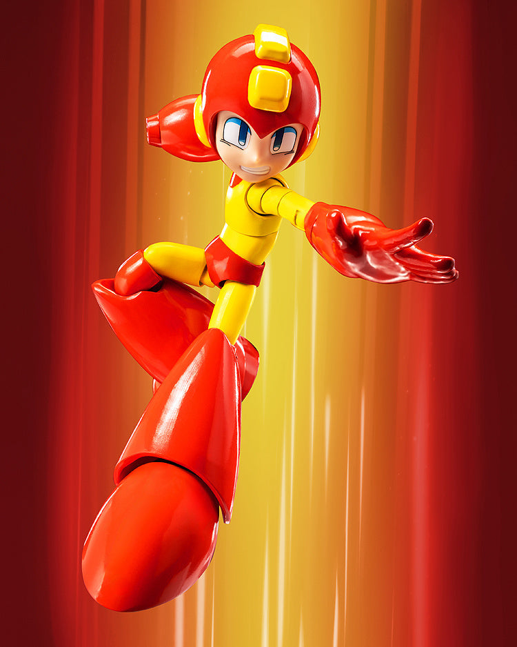 Hishiro ファイヤーマン Three Zero MDLX Mega Man Fire Storm Action Figure JAPAN OFFICIAL