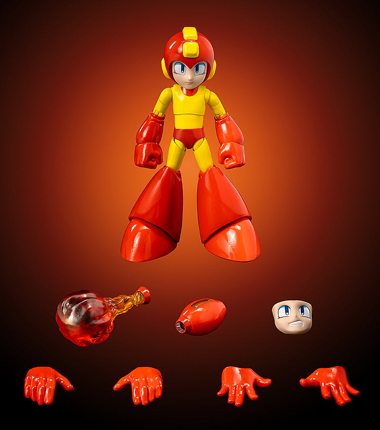 Figura de acción Three Zero MDLX Mega Man Fire Storm OFICIAL DE JAPÓN