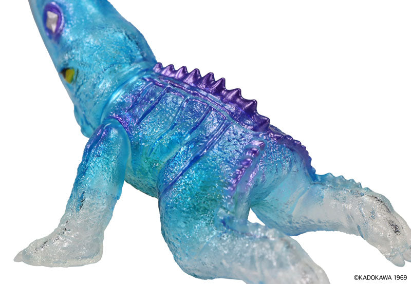 Middle Size Series Giant Evil Beast Guiron 1969 Clear Blue Ver Soft Vinyl Figure