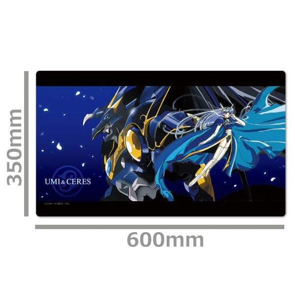 Tappetino in gomma per personaggio Magic Knight Rayearth Umi Ryuuzaki UFFICIALE GIAPPONE