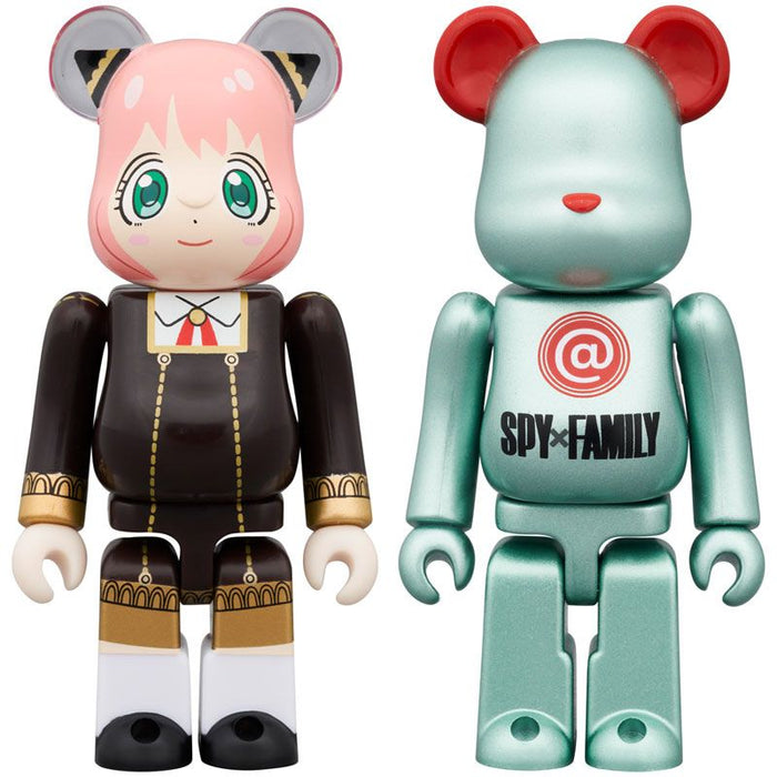 Medicom Toy BE@RBRICK SPY×FAMILY 100% 2PCS Anya Set Action Figure JAPAN OFFICIAL