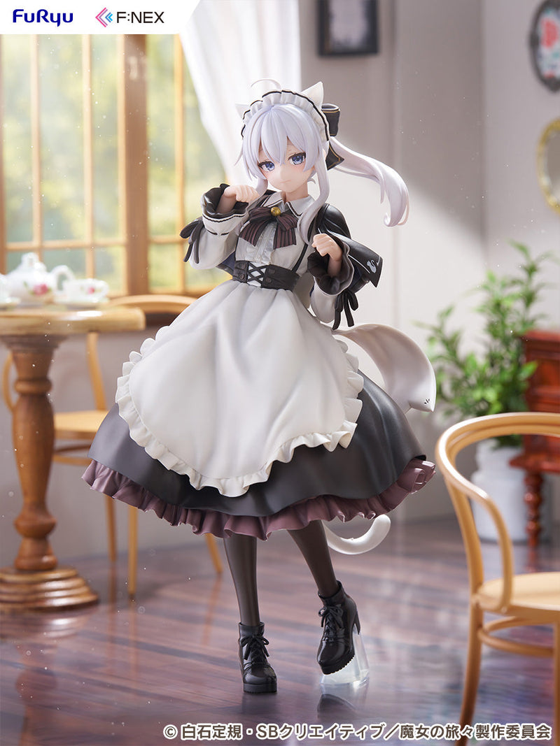 FuRyu Wandering Witch The Journey of Elaina Elaina Cat Ears Cafe Ver. 1/7 Figure