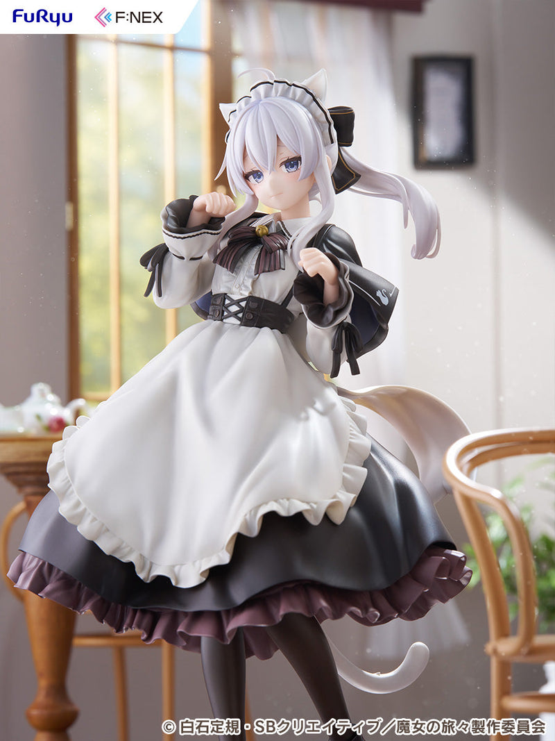 FuRyu Wandering Witch The Journey of Elaina Elaina Cat Ears Cafe Ver. 1/7 Figure
