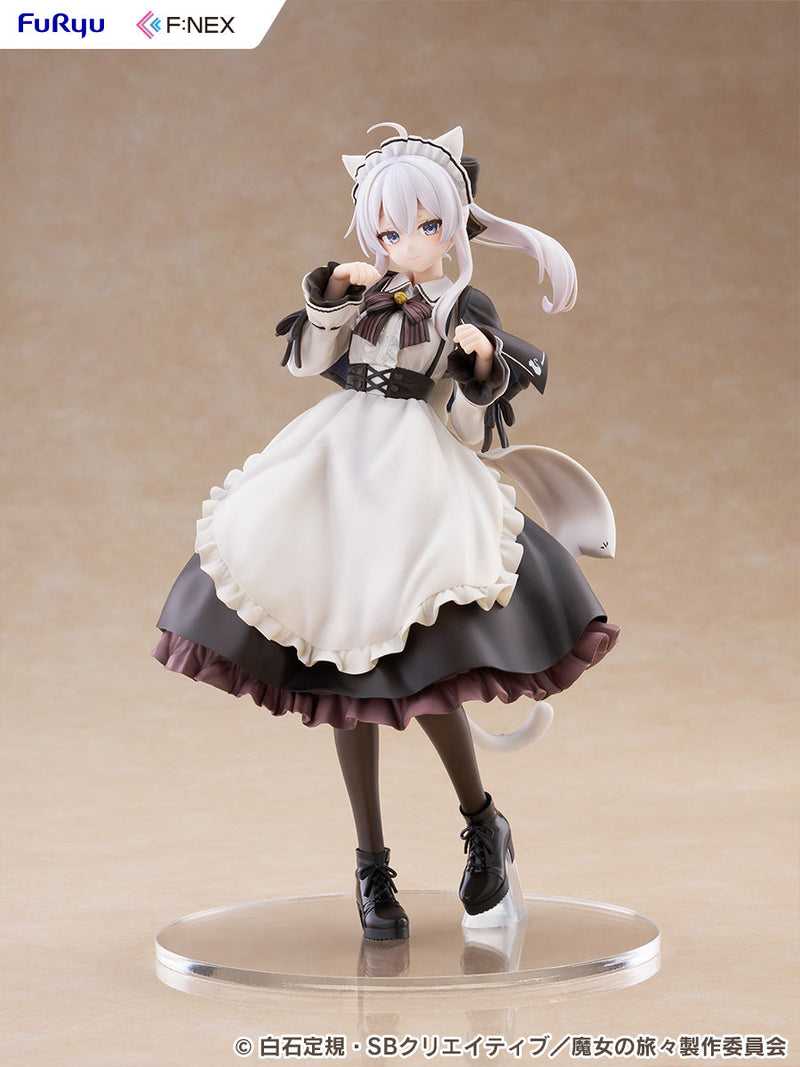FuRyu Wandering Witch The Journey of Elaina Elaina Cat Ears Cafe Ver. 1/7 Figure