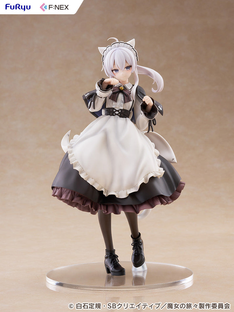 FuRyu Wandering Witch The Journey of Elaina Elaina Cat Ears Cafe Ver. 1/7 Figure