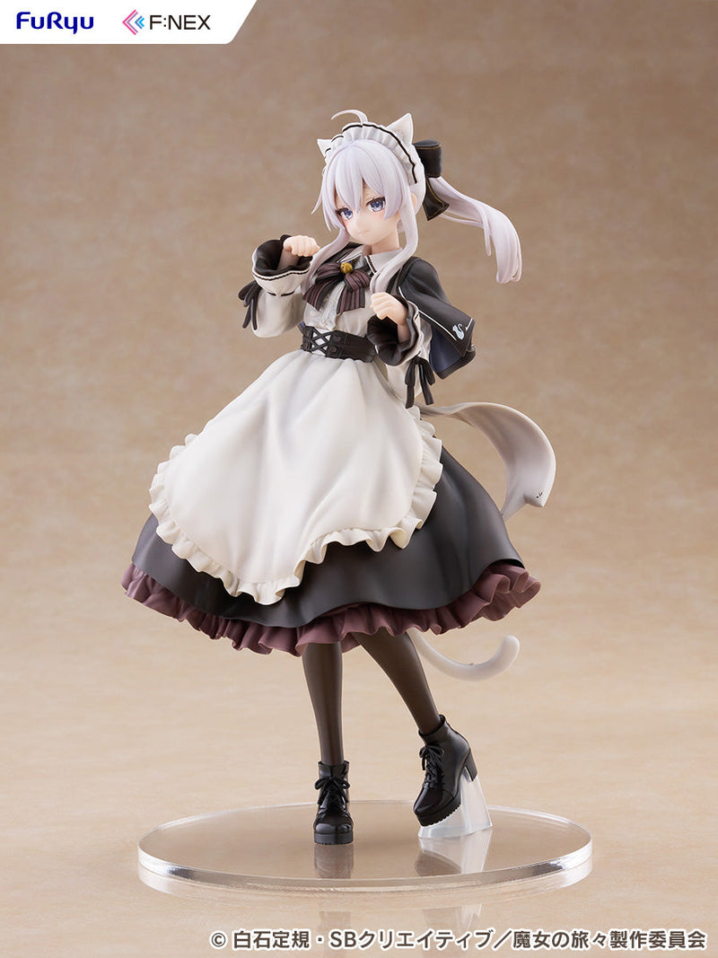 FuRyu Wandering Witch The Journey of Elaina Elaina Cat Ears Cafe Ver. 1/7 Figure