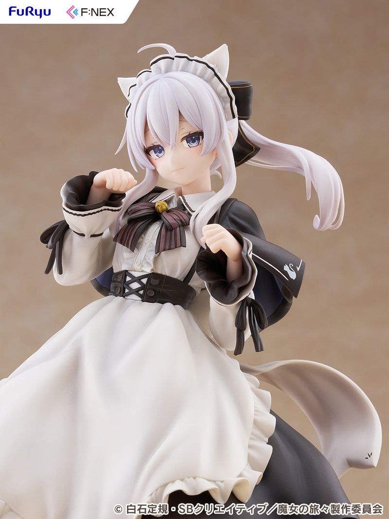 FuRyu Wandering Witch The Journey of Elaina Elaina Cat Ears Cafe Ver. 1/7 Figure