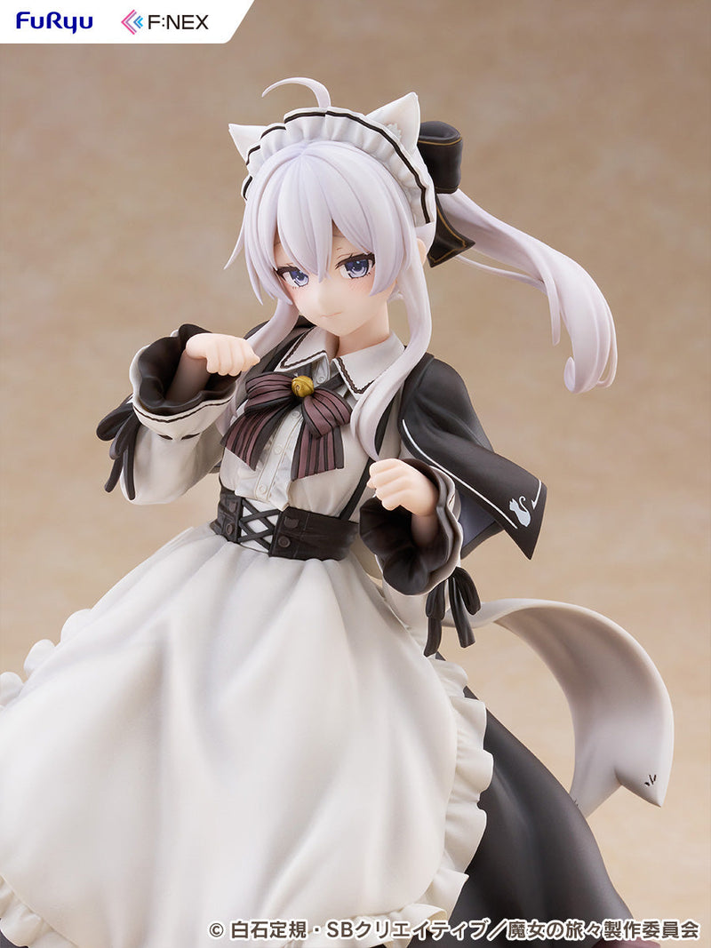 FuRyu Wandering Witch The Journey of Elaina Elaina Cat Ears Cafe Ver. 1/7 Figure