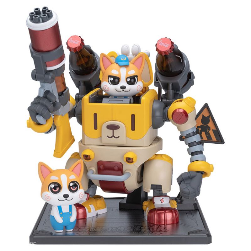 HEMOXIAN Meow! Woof! Secret Service COLAJI Model Kit JAPAN OFFICIAL