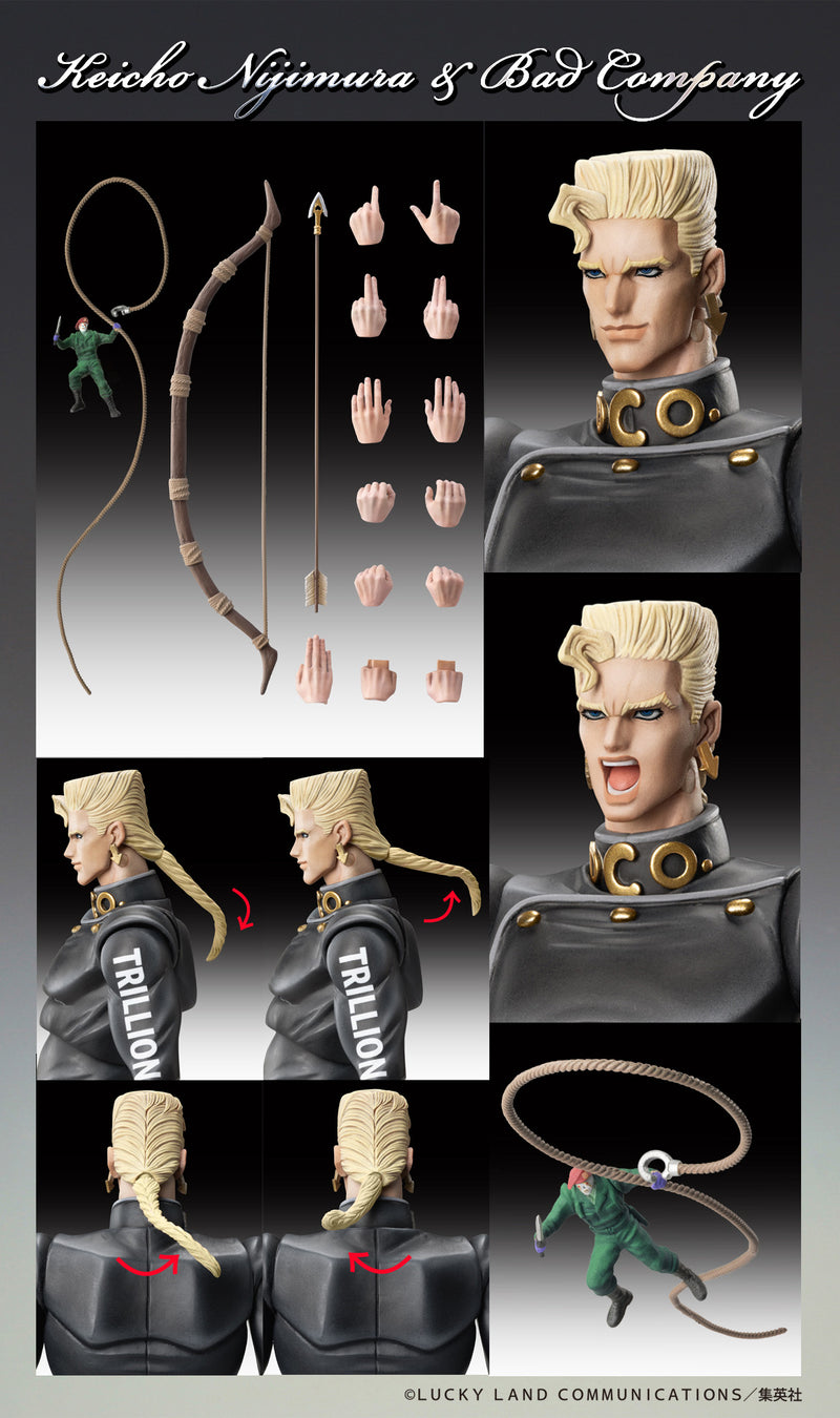 Super Action Statue JoJo's Part 4 Keichou Nijimura & Bad Company Action Figure