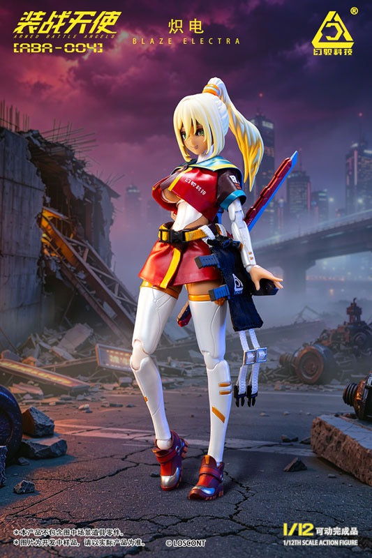 LOSCONT Armored Battle Angels Series ABA-004 Blaze Electra 1/12 Action Figure