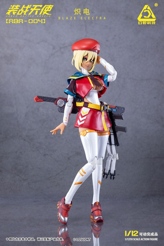 LOSCONT Armored Battle Angels Series ABA-004 Blaze Electra 1/12 Action Figure