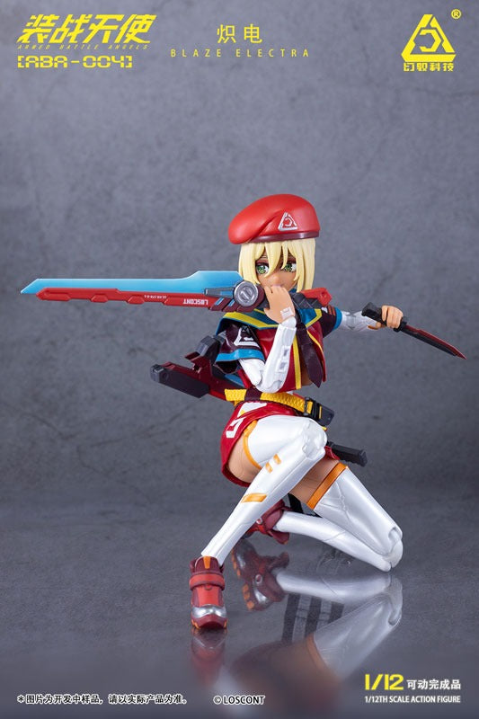 LOSCONT Armored Battle Angels Series ABA-004 Blaze Electra 1/12 Action Figure
