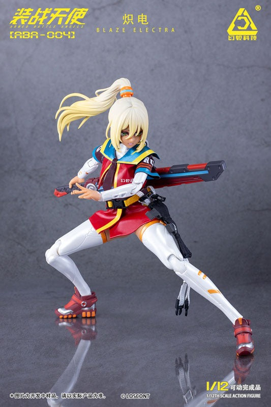 LOSCONT Armored Battle Angels Series ABA-004 Blaze Electra 1/12 Action Figure