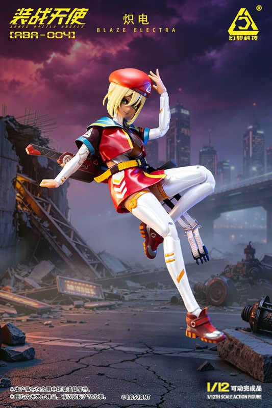 LOSCONT Armored Battle Angels Series ABA-004 Blaze Electra 1/12 Action Figure
