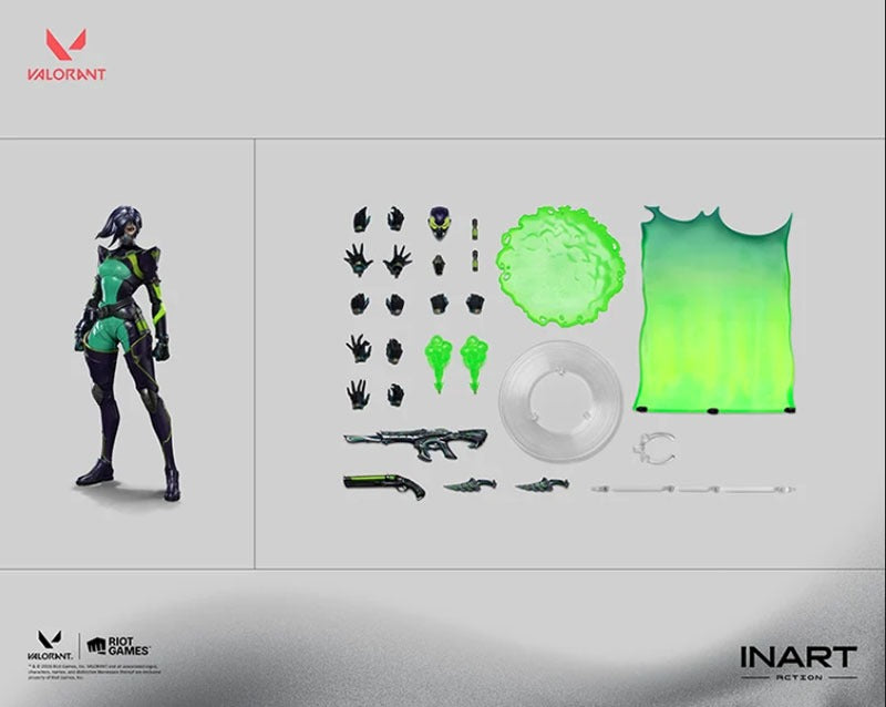INART VALORANT Viper 1/12 Action Figure JAPAN OFFICIAL