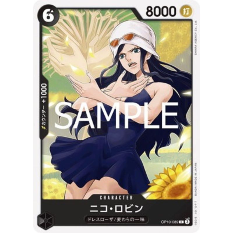 One Piece Card OP10-089 C Nico Robin Japanese TCG