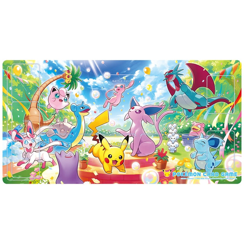 Pokemon Center Original Rubber Playmat Everyone Celebrate Day JAPAN OFFICIAL