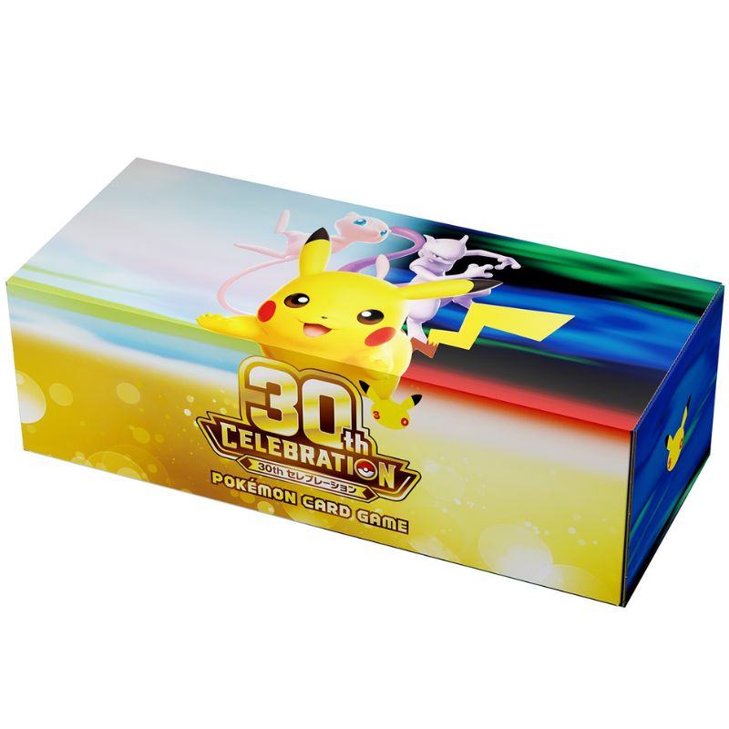 Pokemon Center Original Long Card Box 30th CELEBRATION JAPAN OFFICIAL