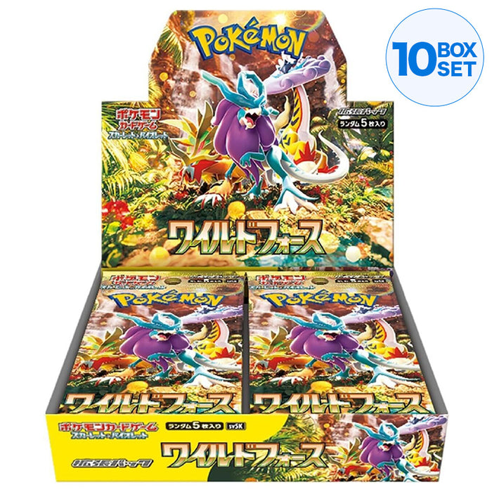 pokemon card game scarlet & violet expansion pack wild force Pokemon Card Game Scarlet & Violet Booster Pack Wild Force BOX sv5K